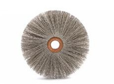 Brush Research C 3-1/2 Copper Center Wheel Brushes, 3-1/2" Diameter, .0118 CS Wire, 1/2" AH