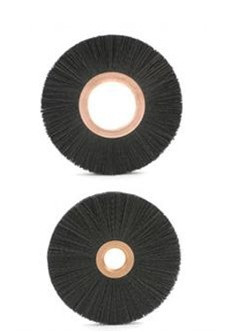 Brush Research CN 1" NYLON WHEEL BRUSHES, .006 Nylon, 1/4" AH