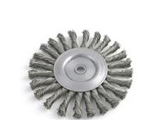 Brush Research BTC-4 MED. FACE-CABLE TWIST WHEEL, .020CS, 5/8-11 AH