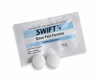 2107250 Swift First Aid Sinus Pain Tablet (2 Per Envelope, 250 Each Per Box)