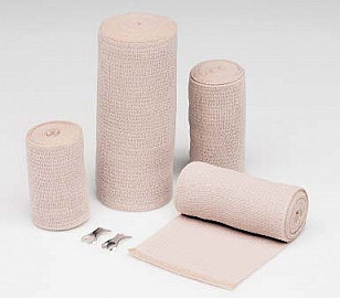 Hartmann-Conco 2" X 4 1/2 Yards Tan Econo-Wrap LF Latex-Free Reinforced Elastic Wrap