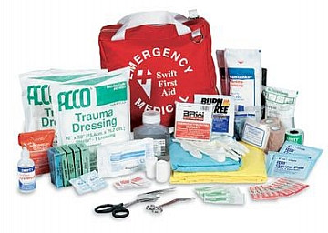 346100 Swift First Aid 8" X 8" X 7" Standard Emergency Medical Kit