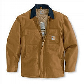 Carhartt FRC066BN2XRG 2X Regular Brown 13 Ounce Cotton Duck Flam