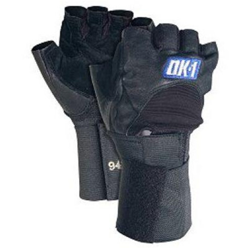 OK-1 OK-942E Half Finger Impact Style, Hook and Loop Closure (01O-00570)