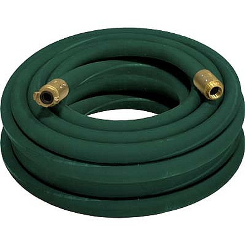 1-1/2" Blast Hose Assembly, Green, 100 Feet, Brass Fittings (20F-10112GRN1004XBR)