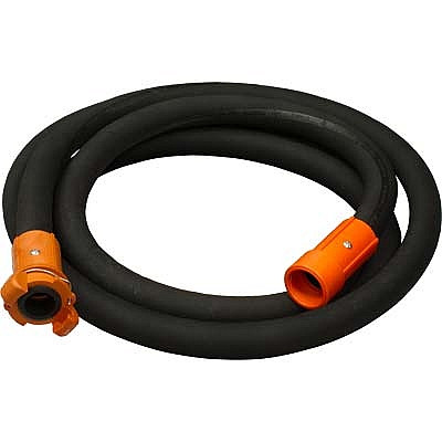 3/4" Blast Hose Assembly, Black, 25 Feet, Nylon Fittings (20F-10034BLK0254NY)