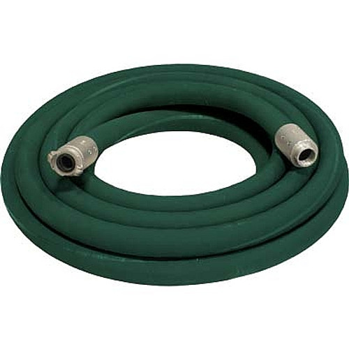 1-1/4" Blast Hose Assembly, Green, 50 Feet, Aluminum Fittings (20F-10114GRN0503XAL)