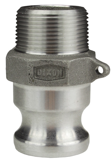 Dixon 125-F-AL 1 1/4" Alum Male Adapter x Male NPT