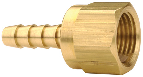 Dixon 1440410K Brass 5/8"-18 Fem 45 Deg SAE Swivel x 1/4" Hose Barb