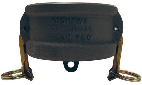 Dixon 150-DC-ALH 1 1/2" Alum Hardcoat Dust Cap