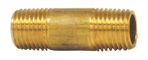 Dixon 1660440CLF Long Pipe Nipple 1/4" NPT x 4" Lead Free <= 0.25% Pb
