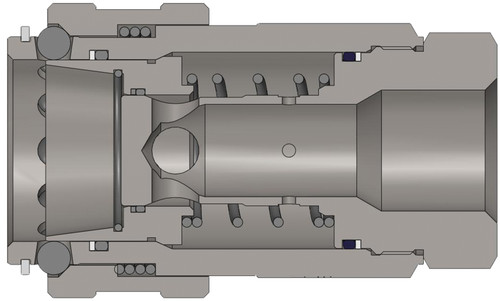 Dixon 16STOF16 2" SNAPTITE FF COUP, 2-1/2"-12 ORB Body Material: STEEL Body Size: 2"
