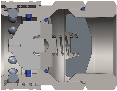 Dixon 16VF16 2" H-STYLE COUPLER, 2" NPTF, STL Body Material: STEEL Body Size: 2"
