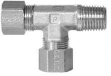 DIXON 171C-0202 Compression Male Run Tees,Brass