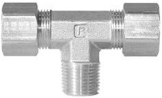 DIXON 172C-0604 Compression Male Branch Tees,Brass