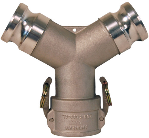 Dixon 200YDAAAL 2" Aluminum Wye - 2" Coupler x
