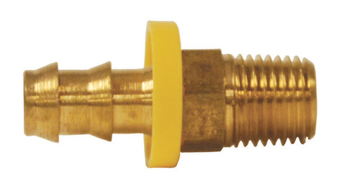Dixon 2720806CLF 3/8" MNPT x 1/2" Lok-On Hose Barb Lead Free Brass <= 0.25% Pb