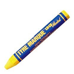 Markal 51422 Tyre Marque Rubber Marking Crayon Ideal For Temporary Tire Marking, Red, Each