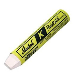 Markal 81820 K Paintstik Marker Marks Red-Hot Steel 1400 Deg 2200 Deg F White, Each