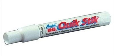 Markal 61063 Quik Stik Marker Fast Drying, Long-Lasting Marks C Red, Each