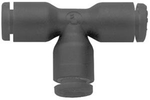 DIXON 31041000 Metric Push-In Union Tees,Nickel-plated Brass