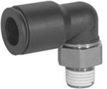 DIXON 31090818 Legris Push-In Male Swivel Elbows,Nylon/Nickel-Plated Brass