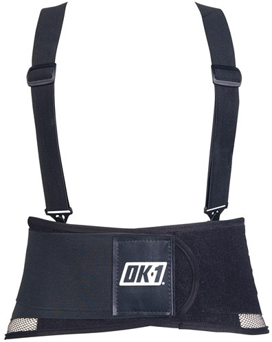 OK-1 OK-250S Double Closure System, Detachable 1.5" wide suspenders.