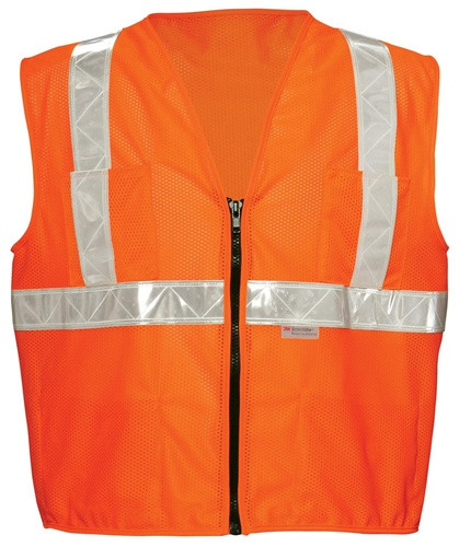OK-1 OK-SVOM ANSI Class II Zipper Surveyor Vest Size:S/M (26-38")