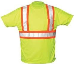 OK-1 OK-IL DOTTS ANSI Class II Polyester T-Shirt Size:L (38-42")