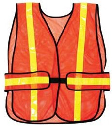 OK-1 OK-CFWO Non-ANSI Open Mesh Hook & Loop Vest Size:S/2XL (26-54")