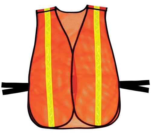 OK-1 OK-OV1T Tear-Away Open Mesh Hook & Loop Closure Vest Size:4/5XL (60-72")