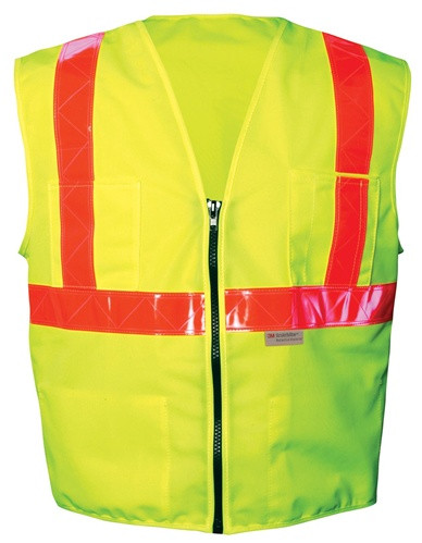 OK-1 OK-SVLO ANSI Class II Zipper Surveyor Vest Size:2XL (48-52")