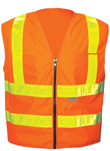 OK-1 OK-SVO2L ANSI Class II Zipper Surveyor Vest Size:3XL (52-56")