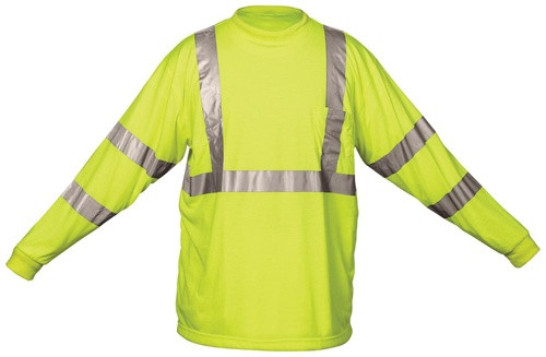 OK-1 OK-TL3-04 ANSI Class III Polyester T-Shirt Size:L (38-42")