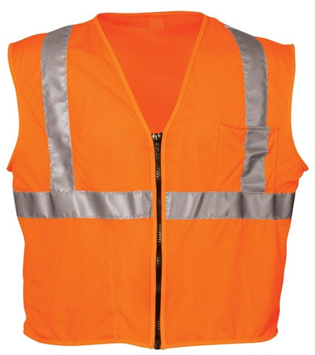 OK-1 OK-S1O ANSI Class II Zipper Vest Size:4/5XL (56-72")