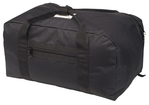 OK-3150 Durable Small Gear Bag, Extra Rugged Oversized Zippers, "Firefighter" emblem on front of bag