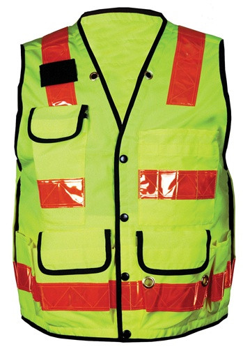 OK-1 OK-TSLV ANSI Class 2 Technical Surveyors Vest Size:M/L (38-42")