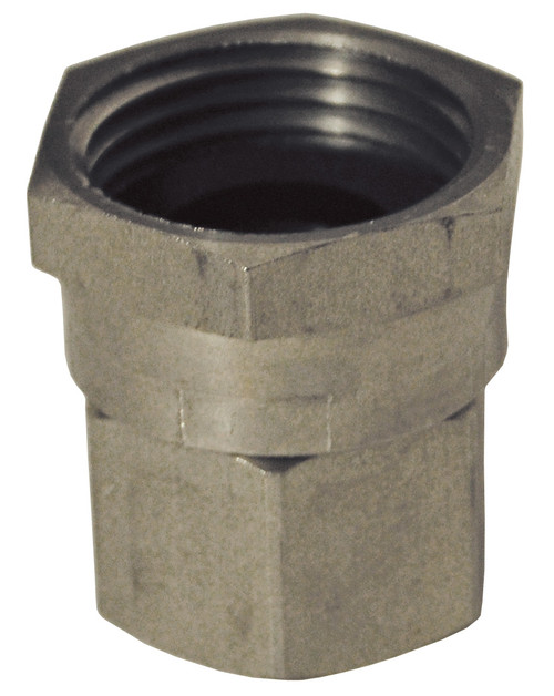 Dixon 5021208SS 3/4" Fem GHT Swiv x 1/2" Fem NPT 303SS