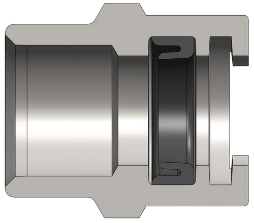 Dixon 4NF6-S BOWES COUPLER, 3/4" NPTF, 303SS Body Material: 303 STAINLESS Body Size: 1/2"