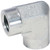 Dixon 5504-16 1"-11.5 90 Deg Fem NPTF Pipe Elbow Zinc Plated Steel