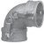 Dixon 600DD-90AL 6" Alum 90 Degree Coupler x Coupler