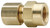 Dixon 66C-0604 3/8" x 1/4" Brass Female Connector
