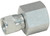 Dixon 6506-4-6 7/16"-20 Fem JIC 37 Deg Swivel x 3/8"-18 Fem NPTF (Steel)