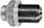 DIXON 828 Push-In Bulkhead Unions,Brass
