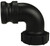 Dixon 90PPA150 1 1/2" Polypropylene 90 Degree