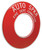 Dixon AREP400AS 4" ROUND ESCUTCHEON PLATE RED ALUMINUM, AUTO SPRINKLER