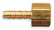 Parker 6X414 Brass Hose Barb, 1/2 In