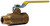 Dixon BMV75 3/4" Bronze Std Port Ball Valve Fem NPT x Male NPT