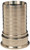 Dixon CSSR100-3A 1" 316SS 3A Sanitary Crimp Stem Clamp End x Hose Shank