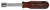 Xcelite HS14 7/16" x 3 1/8" Full Hollow Shaft Nutdriver, Brown Handle